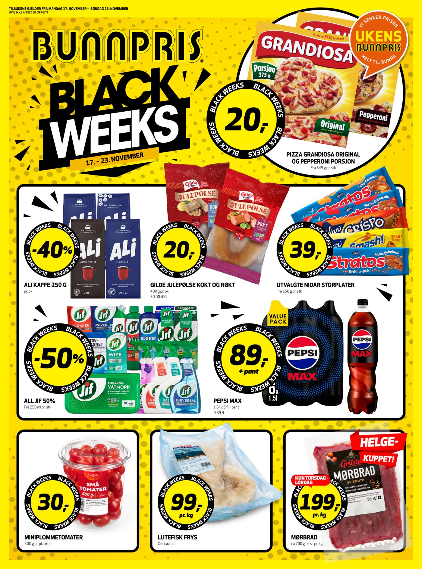Bunnpris tilbudsavis side 1