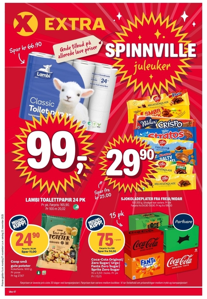 Coop Extra tilbudsavis side 1