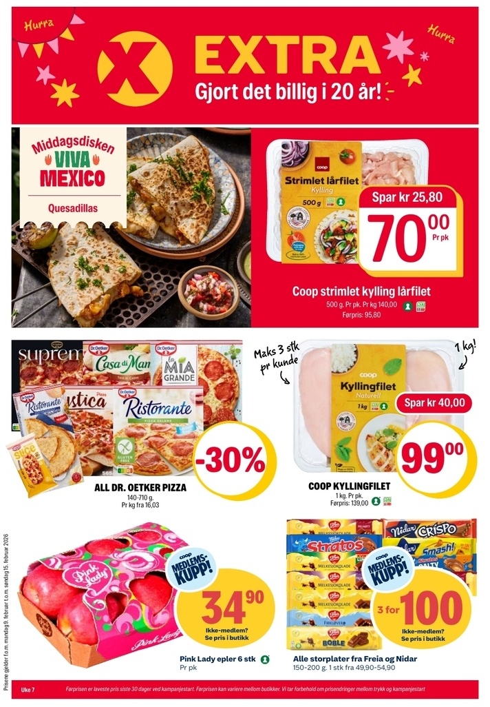 Coop Extra tilbudsavis side 1