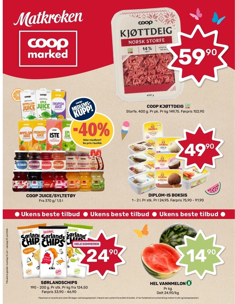 Coop Marked tilbudsavis side 1