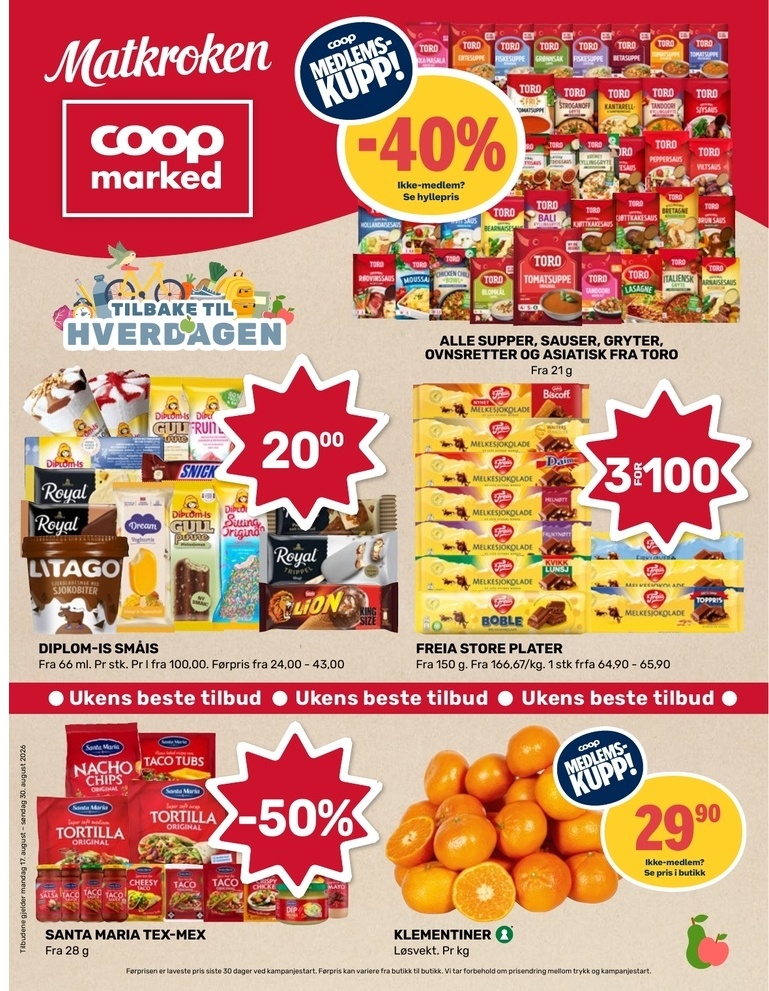 Coop Marked tilbudsavis side 1