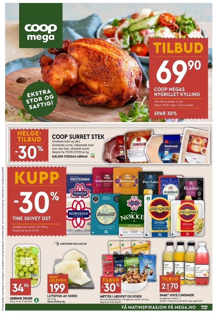 Coop Mega tilbudsavis side 1