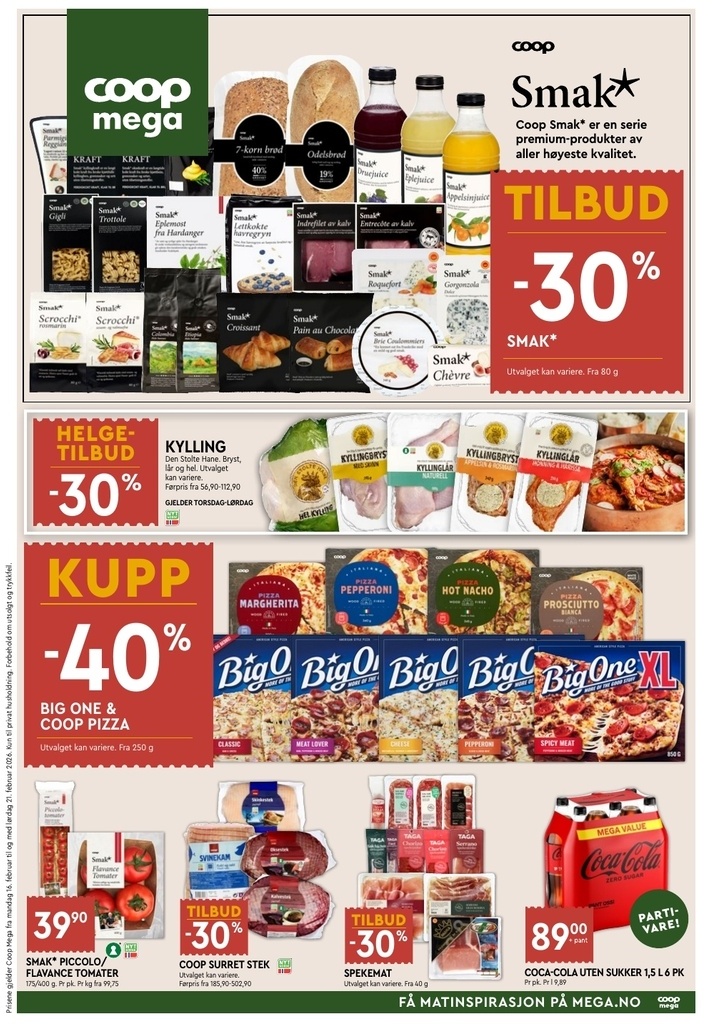 Coop Mega tilbudsavis side 1