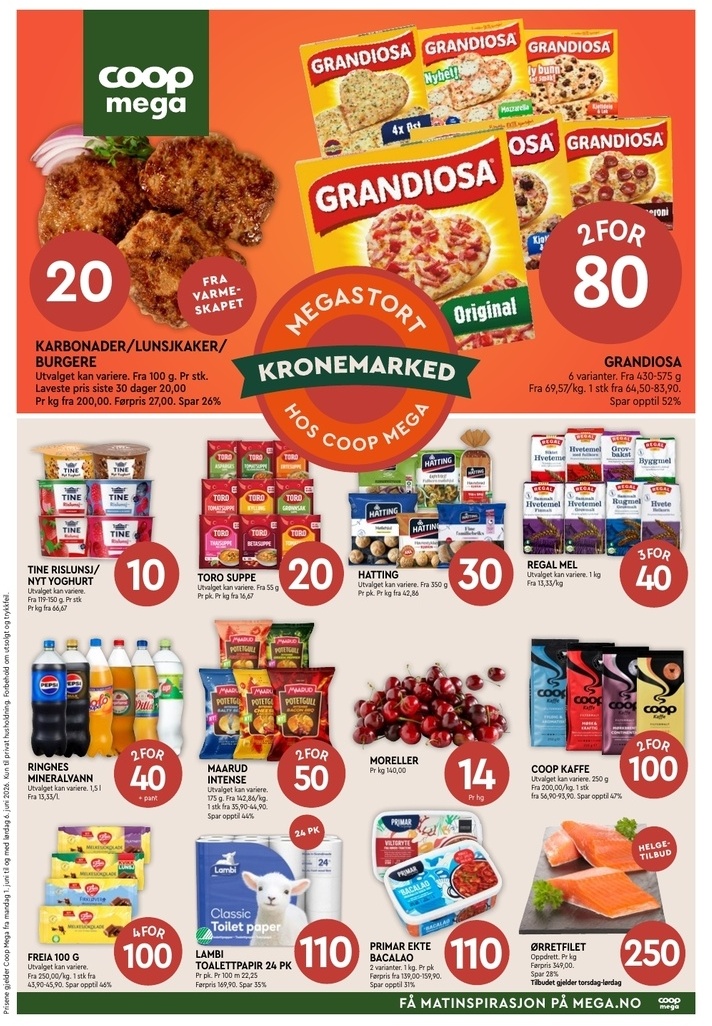 Coop Mega tilbudsavis side 1