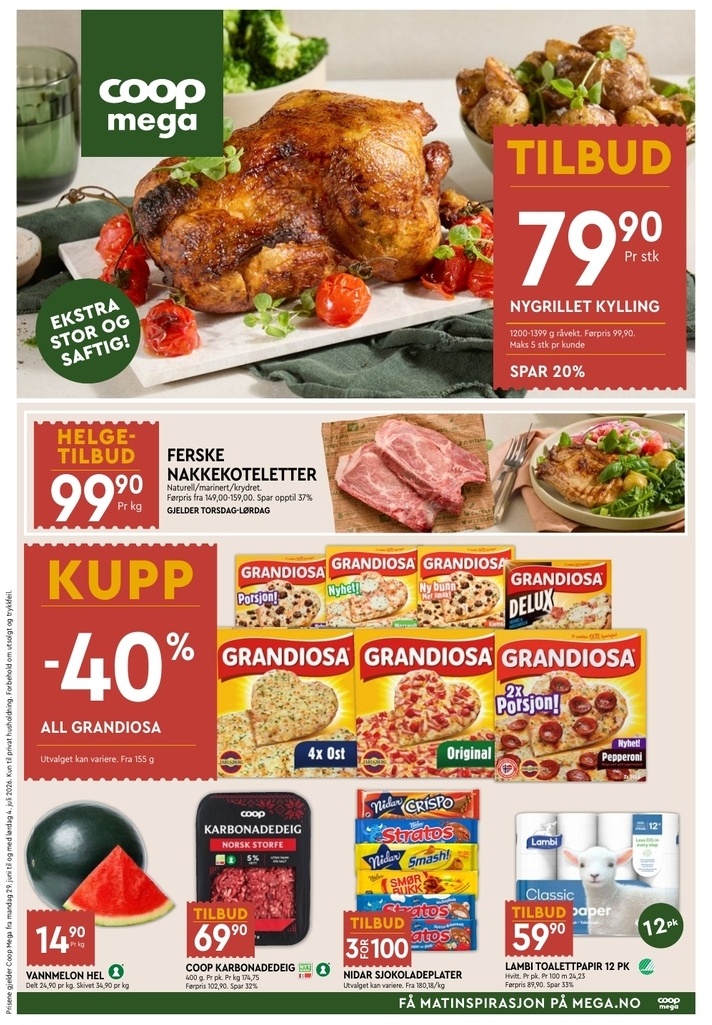 Coop Mega tilbudsavis side 1