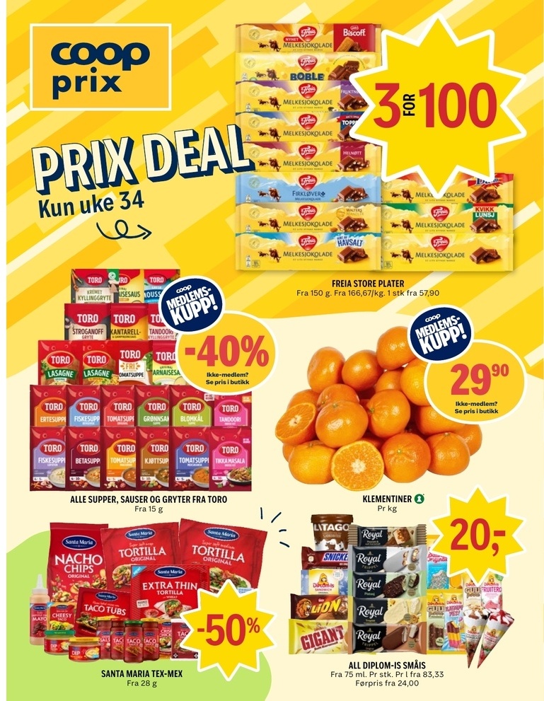 Coop Prix tilbudsavis side 1