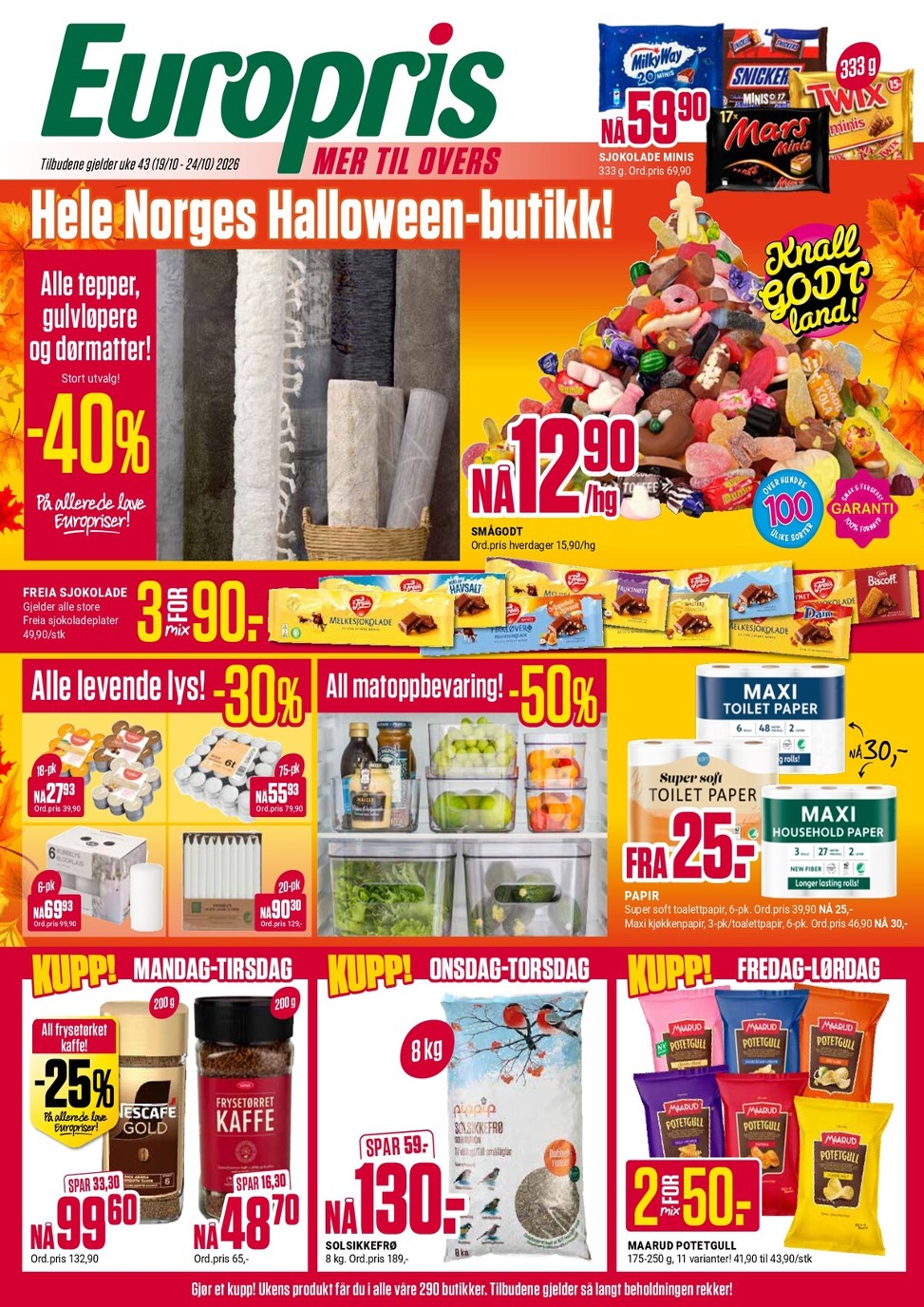 Europris tilbudsavis side 1