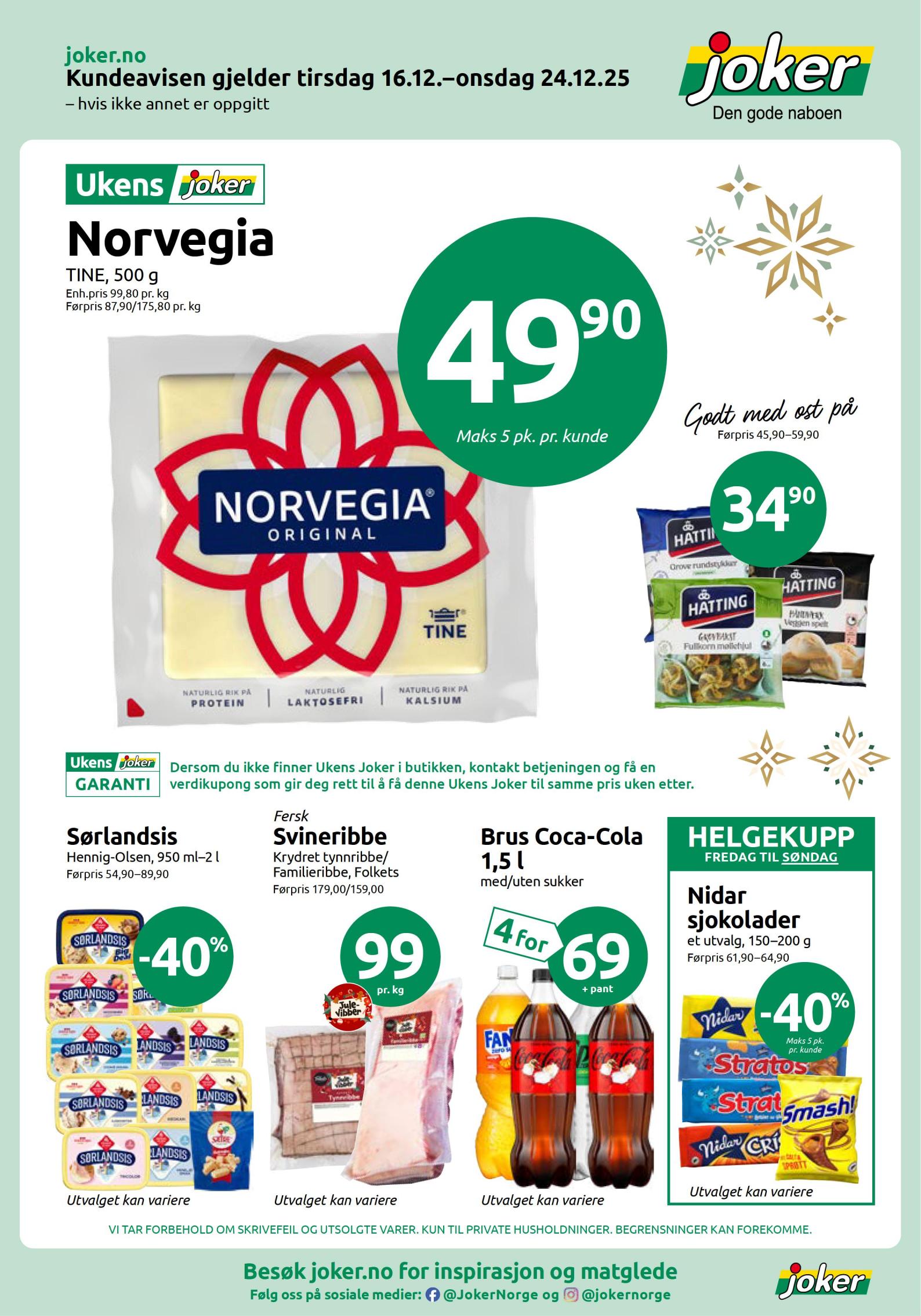 Joker tilbudsavis side 1