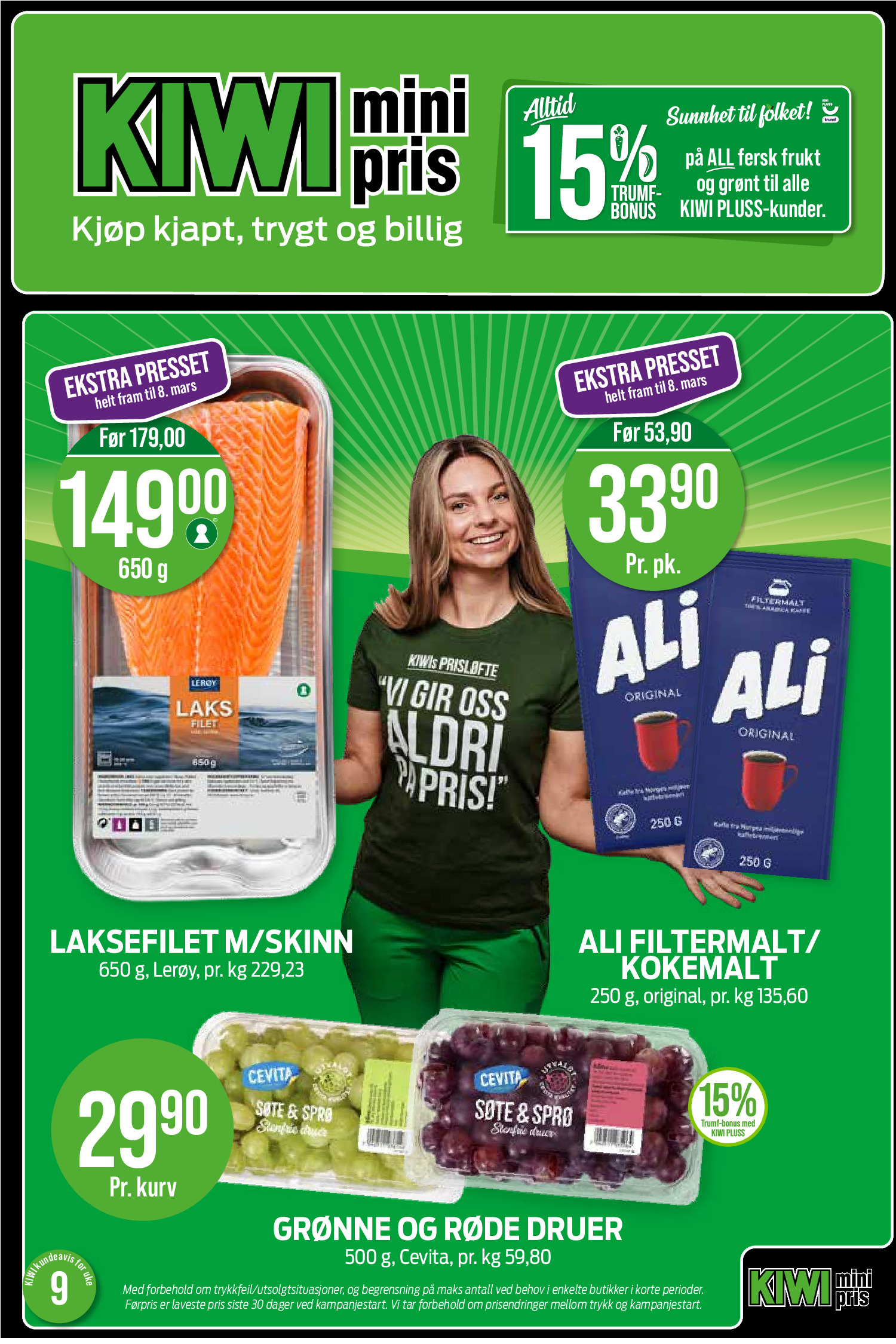 Kiwi tilbudsavis side 1