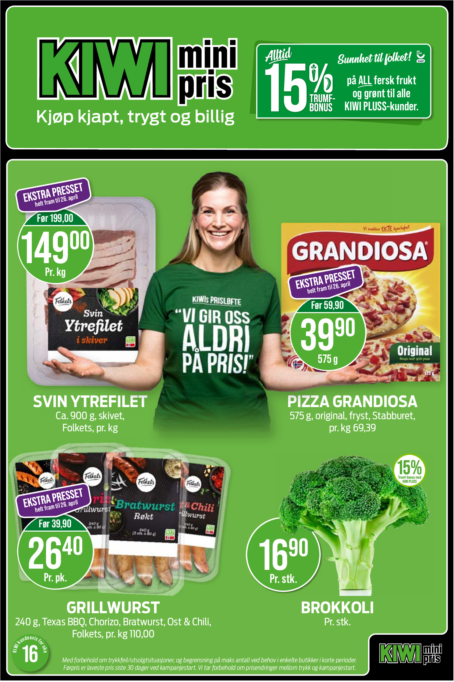 Kiwi tilbudsavis side 1