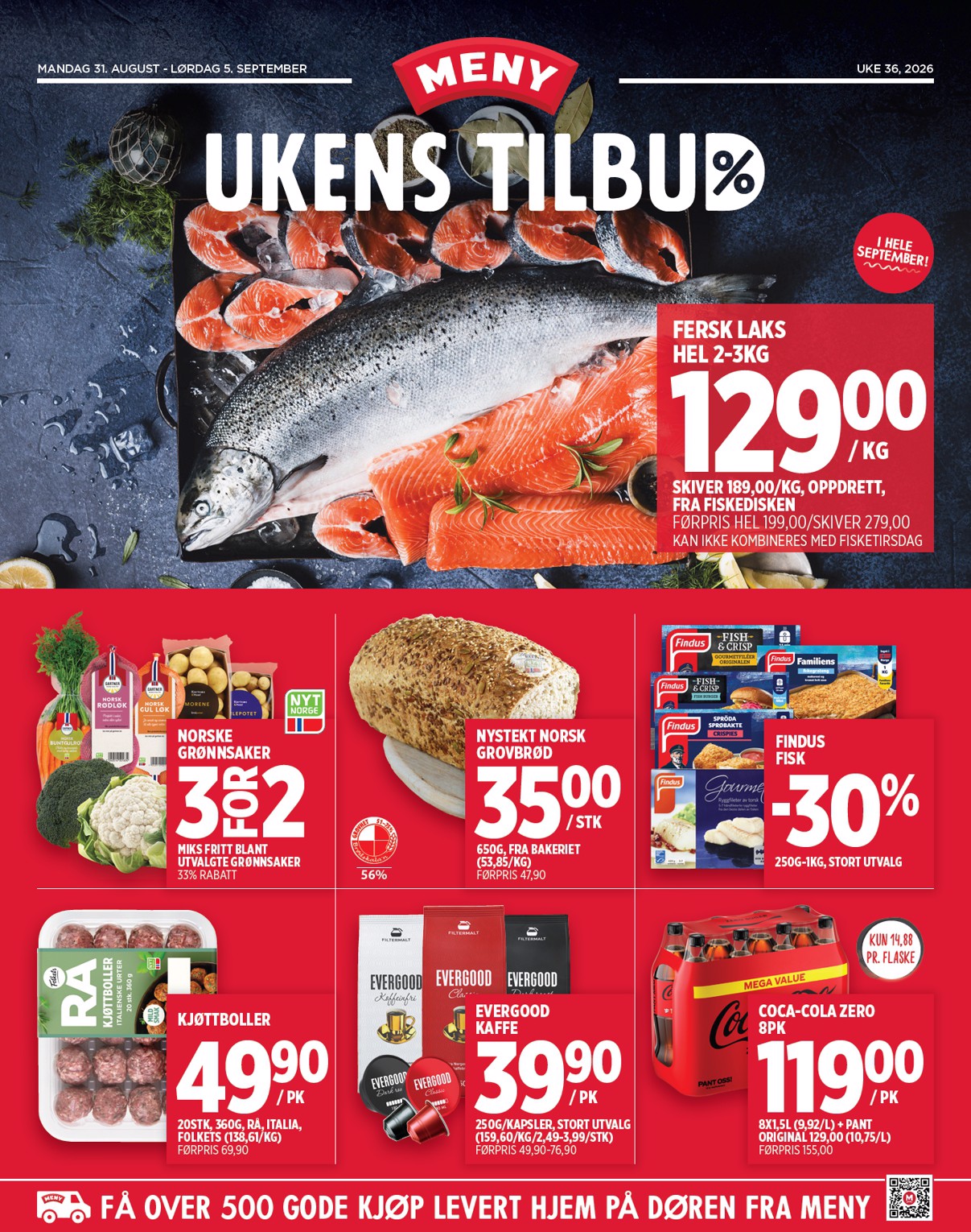 Meny tilbudsavis side 1